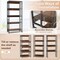 Costway 1/2 PCS 5 Tier Bookshelf 62" Tall Bookcase with Tiltable Shelves Display Storage Rack